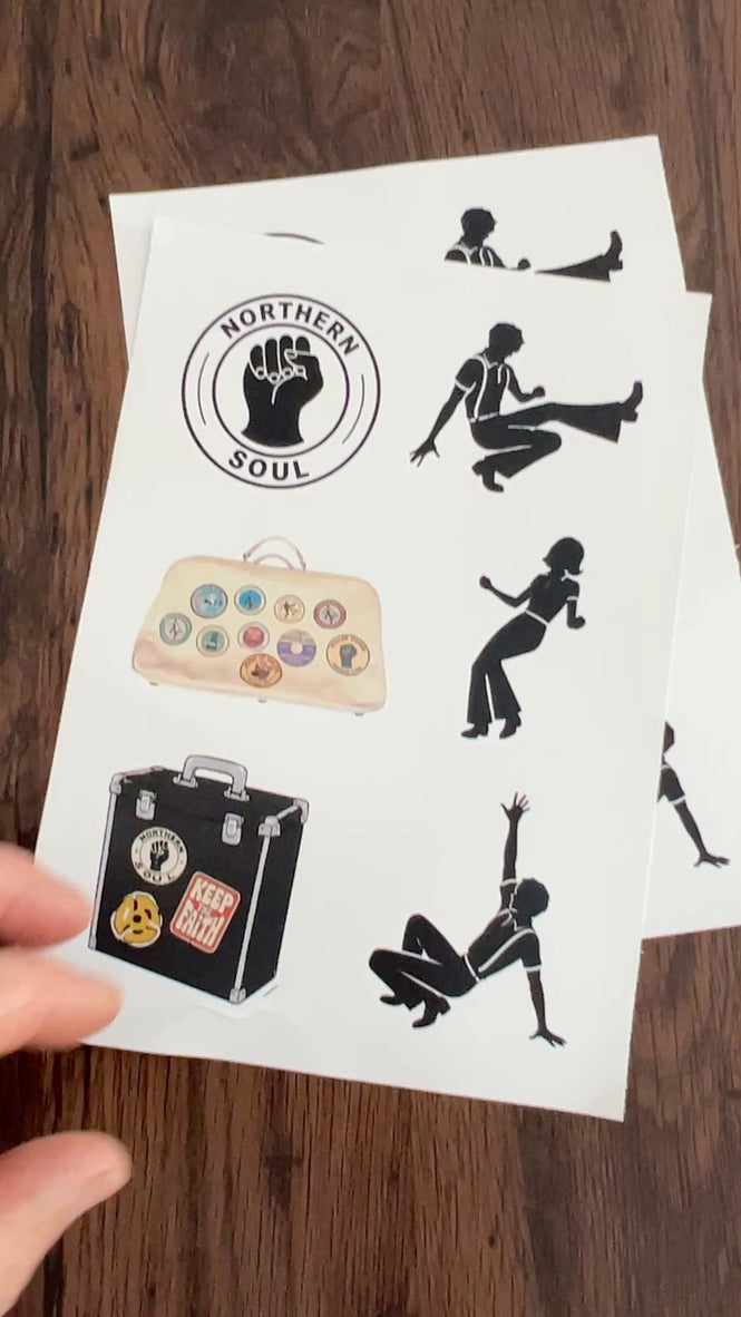 Northern Soul Sticker set