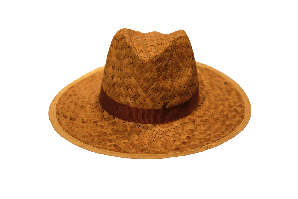 Straw Sun Hat w Bag