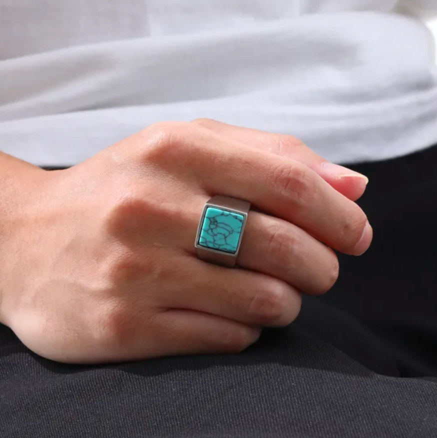 Signet ring Turquoise