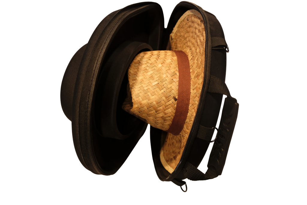 Straw Sun Hat w Bag