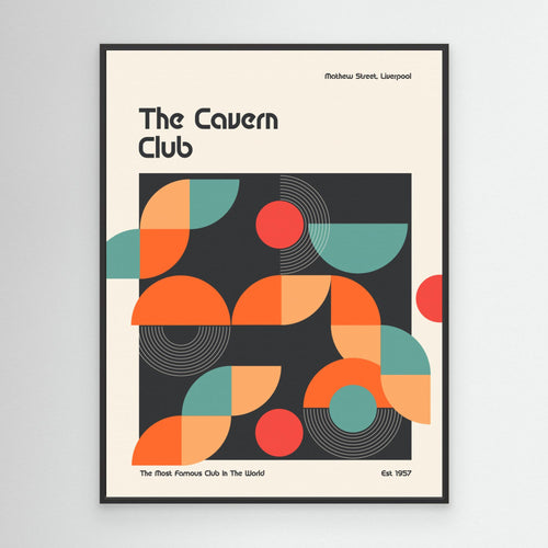 Cavern Club Design Poster by Retrodrome