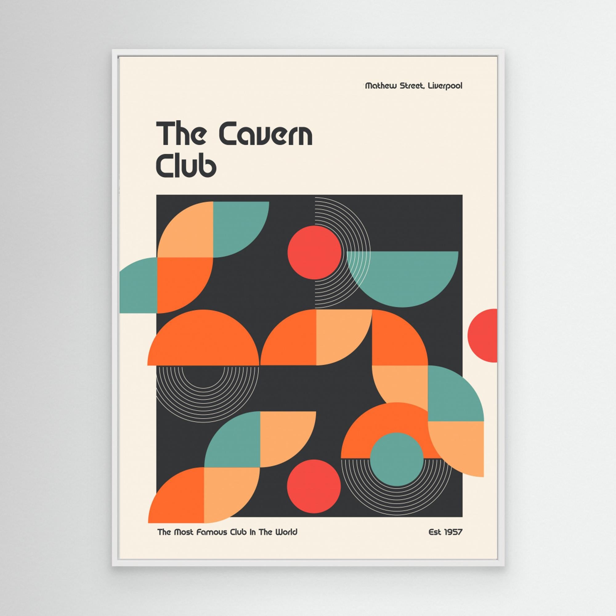 Cavern Club Design Poster by Retrodrome